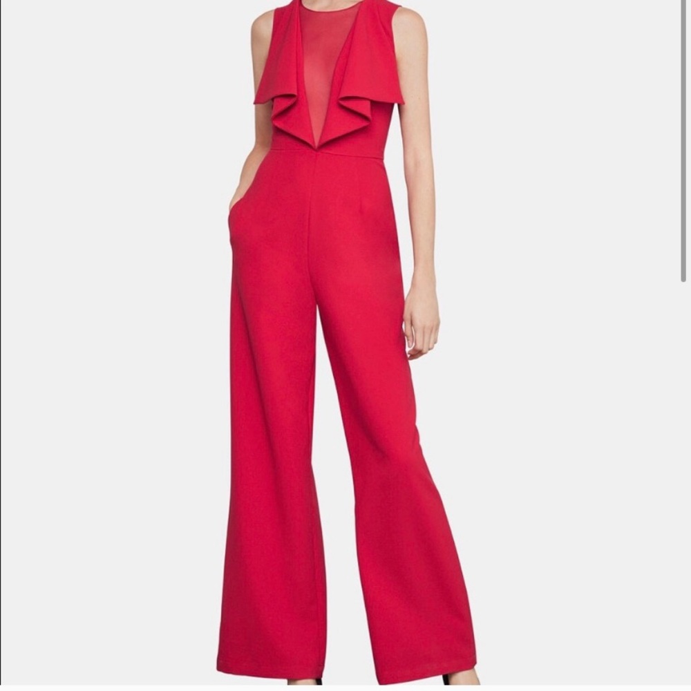 Red bcbg jumpsuit